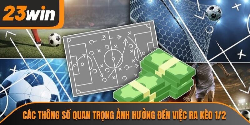 Các thông số quan trọng ảnh hưởng đến việc ra kèo 1/2