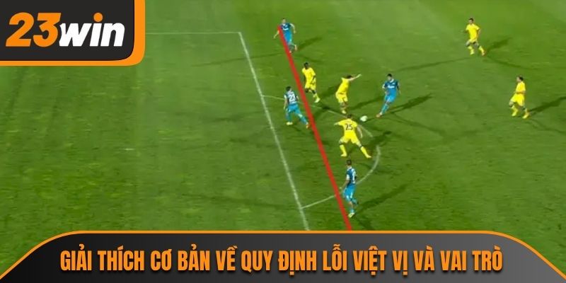 Giải thích cơ bản về quy định lỗi việt vị và vai trò